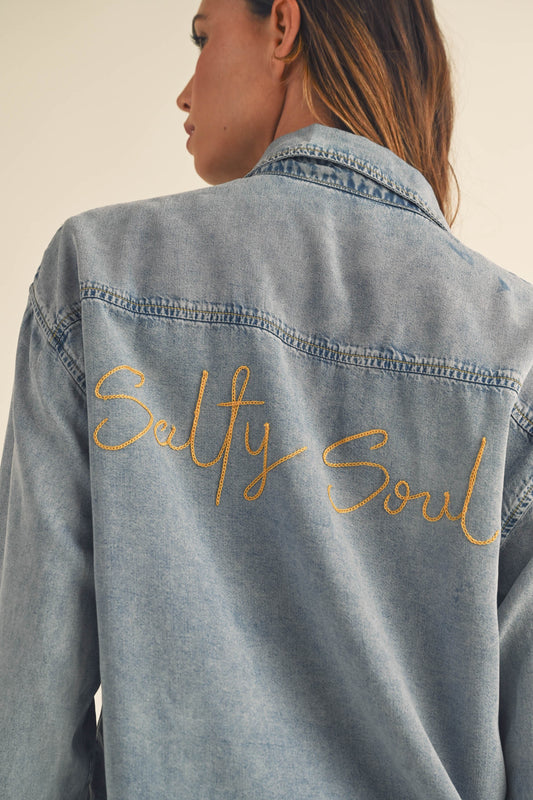 Salty Soul Denim Shirt