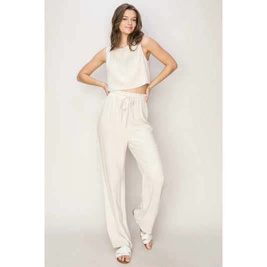 Linen Blended Pants