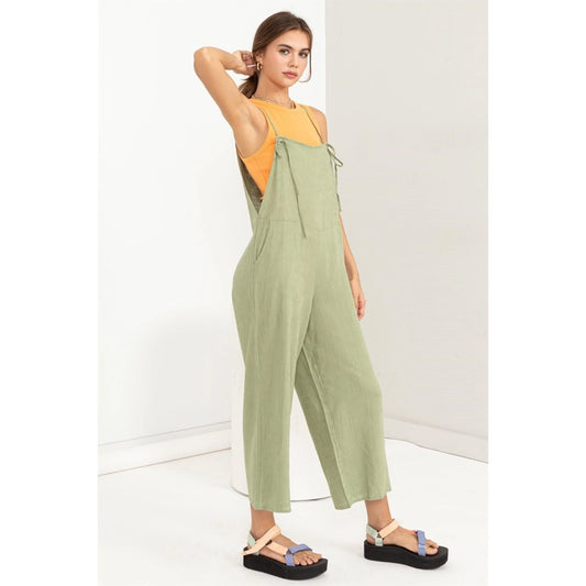 TIE Shoulder Jumpsuit