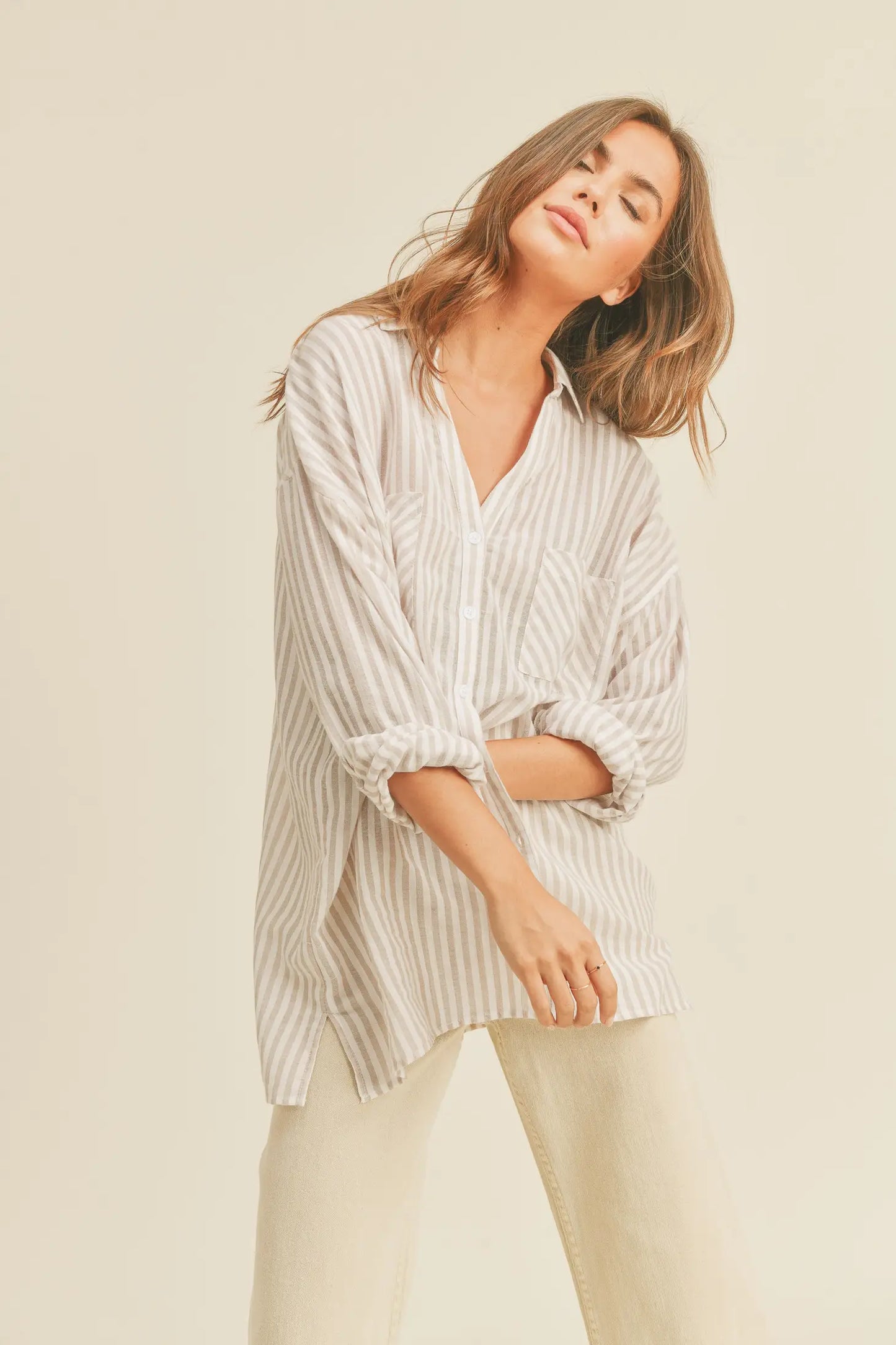 Palmer Striped  Buttondown